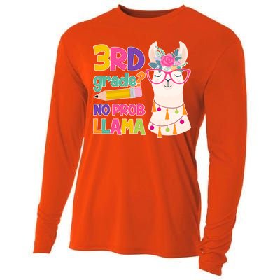 4th Grade? No Prob Llama Cooling Performance Long Sleeve Crew