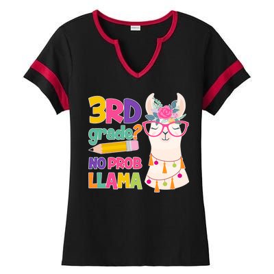 4th Grade? No Prob Llama Ladies Halftime Notch Neck Tee