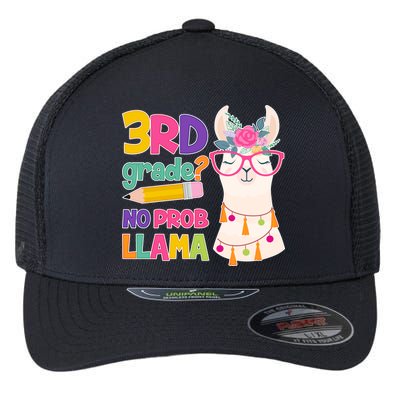 4th Grade? No Prob Llama Flexfit Unipanel Trucker Cap