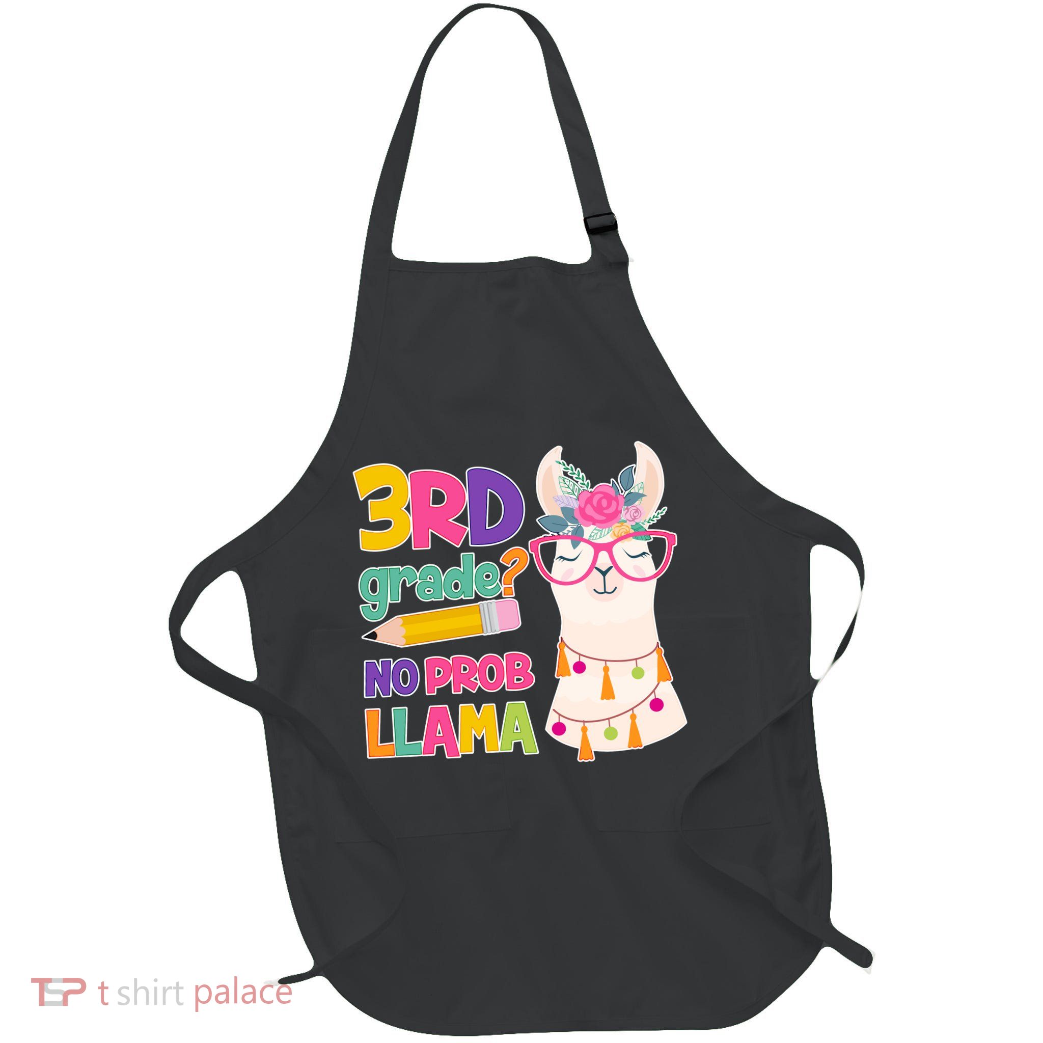 4th Grade? No Prob Llama Apron