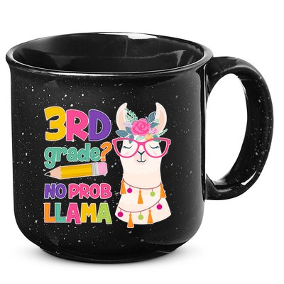 4th Grade? No Prob Llama 15oz Campfire Ceramic Mug