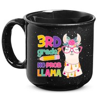 4th Grade? No Prob Llama 15oz Campfire Ceramic Mug