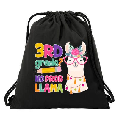 4th Grade? No Prob Llama Drawstring Bag