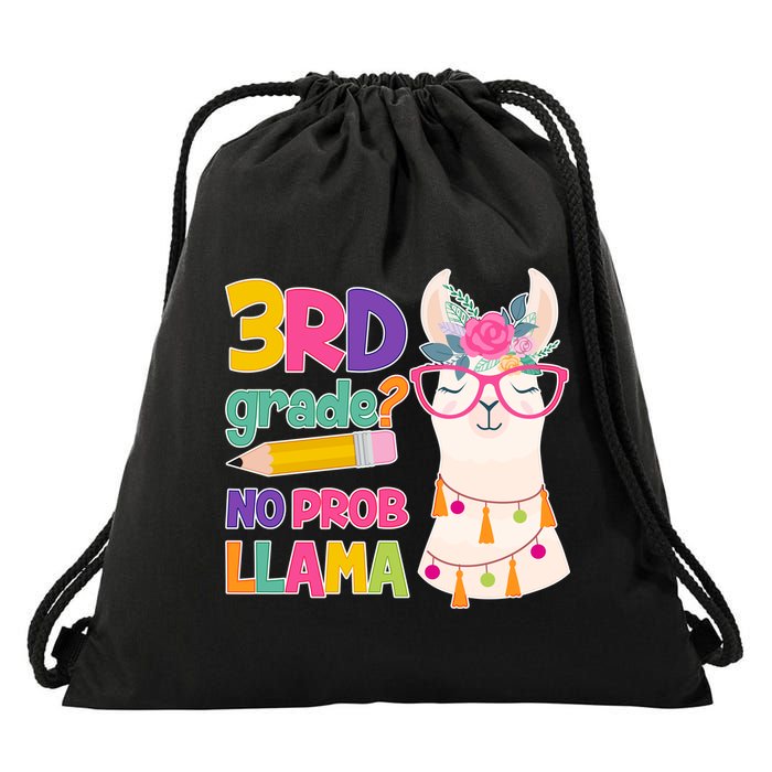4th Grade? No Prob Llama Drawstring Bag