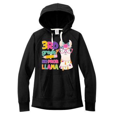 4th Grade? No Prob Llama Women's Fleece Hoodie