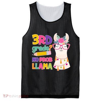 4th Grade? No Prob Llama Mesh Reversible Basketball Jersey Tank
