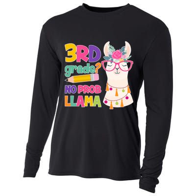 4th Grade? No Prob Llama Cooling Performance Long Sleeve Crew