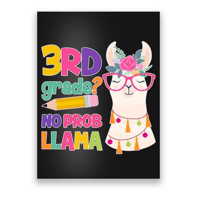 4th Grade? No Prob Llama Poster
