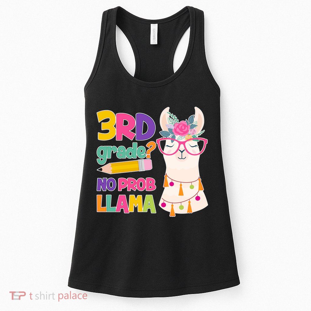 4th Grade? No Prob Llama Womens Tank Top