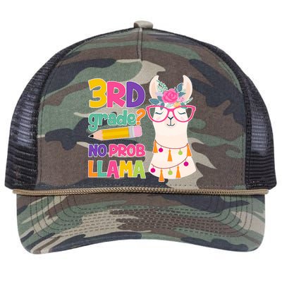 4th Grade? No Prob Llama Retro Rope Trucker Hat Cap