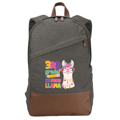 4th Grade? No Prob Llama Cotton Canvas Backpack