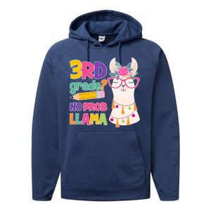 4th Grade? No Prob Llama Performance Fleece Hoodie