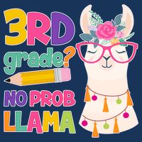 4th Grade? No Prob Llama Infant Baby Jersey Bodysuit