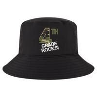 4th Grade Rocks Camo Cool Comfort Performance Bucket Hat