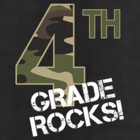 4th Grade Rocks Camo Cool Comfort Performance Bucket Hat