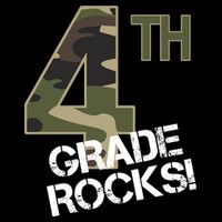 4th Grade Rocks Camo Cooling Performance Crew T-Shirt