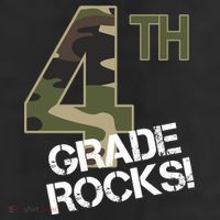 4th Grade Rocks Camo 25L Jumbo Tote