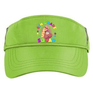 4th Grade Squad Llama Sloth Adult Drive Performance Visor