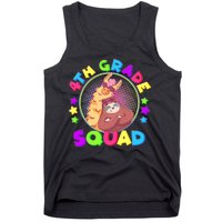 4th Grade Squad Llama Sloth Tank Top