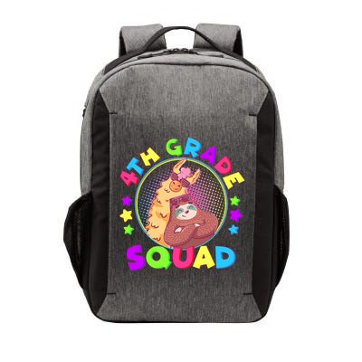 4th Grade Squad Llama Sloth Vector Backpack
