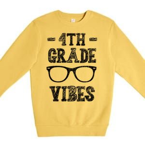 4th Grade Vibes Premium Crewneck Sweatshirt