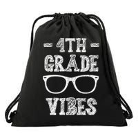 4th Grade Vibes Drawstring Bag