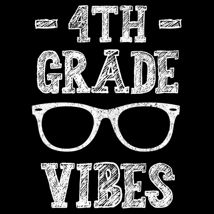 4th Grade Vibes Drawstring Bag
