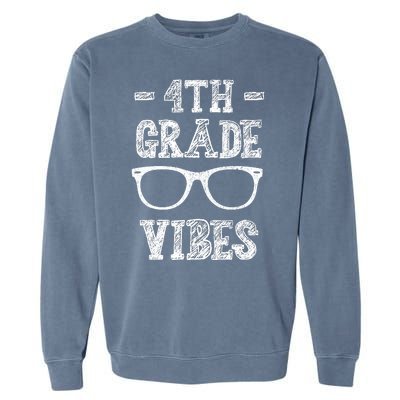 4th Grade Vibes Garment-Dyed Sweatshirt