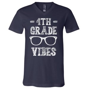 4th Grade Vibes V-Neck T-Shirt