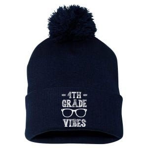 4th Grade Vibes Pom Pom 12in Knit Beanie