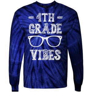 4th Grade Vibes Tie-Dye Long Sleeve Shirt