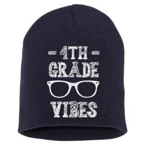 4th Grade Vibes Short Acrylic Beanie