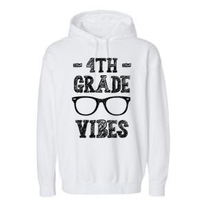 4th Grade Vibes Garment-Dyed Fleece Hoodie