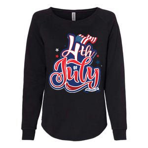 4th of July Celebrate USA Independence Day Womens California Wash Sweatshirt