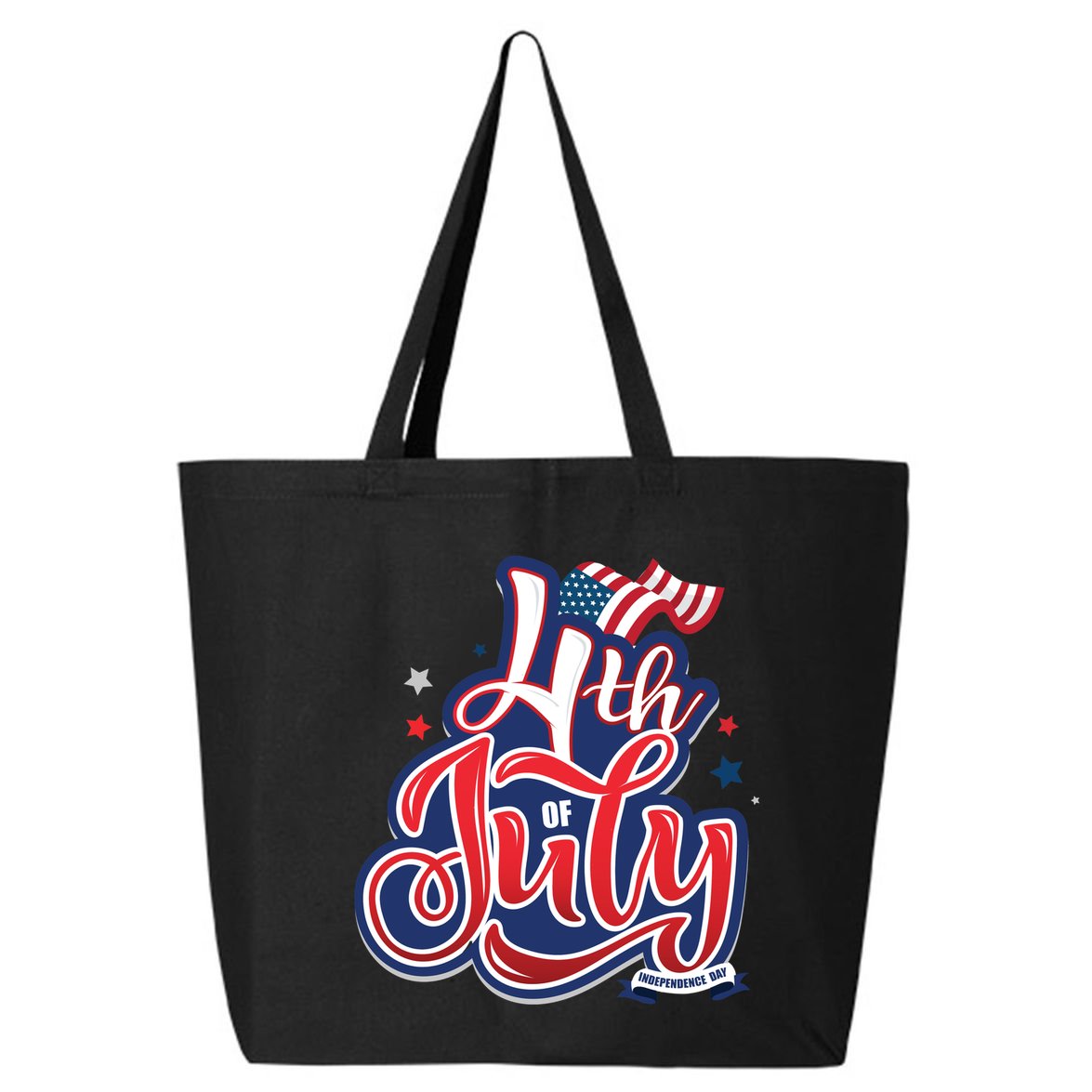 4th of July Celebrate USA Independence Day 25L Jumbo Tote