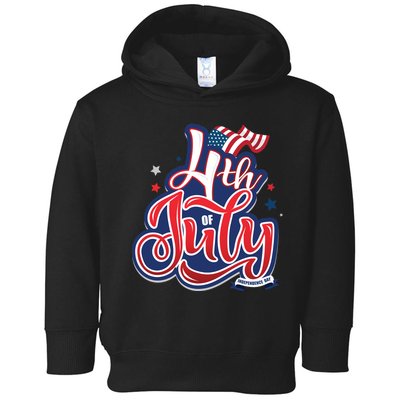 4th of July Celebrate USA Independence Day Toddler Hoodie