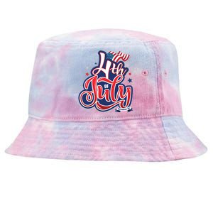 4th of July Celebrate USA Independence Day Tie-Dyed Bucket Hat