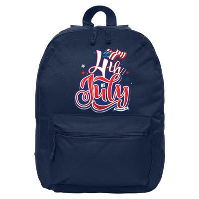 4th of July Celebrate USA Independence Day 16 in Basic Backpack