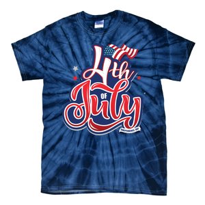 4th of July Celebrate USA Independence Day Tie-Dye T-Shirt