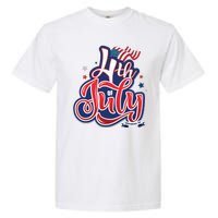 4th of July Celebrate USA Independence Day Garment-Dyed Heavyweight T-Shirt