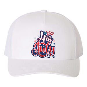 4th of July Celebrate USA Independence Day Yupoong Adult 5-Panel Trucker Hat