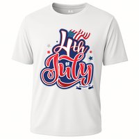 4th of July Celebrate USA Independence Day Cooling Performance Crew T-Shirt