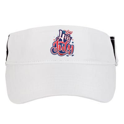4th of July Celebrate USA Independence Day Adult Drive Performance Visor