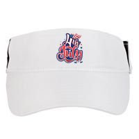 4th of July Celebrate USA Independence Day Adult Drive Performance Visor