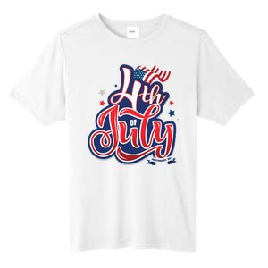 4th of July Celebrate USA Independence Day Tall Fusion ChromaSoft Performance T-Shirt