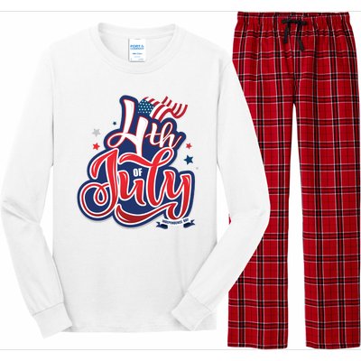 4th of July Celebrate USA Independence Day Long Sleeve Pajama Set