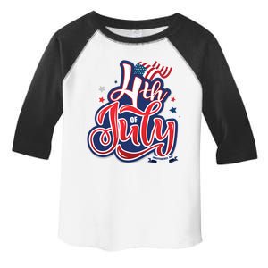 4th of July Celebrate USA Independence Day Toddler Fine Jersey T-Shirt