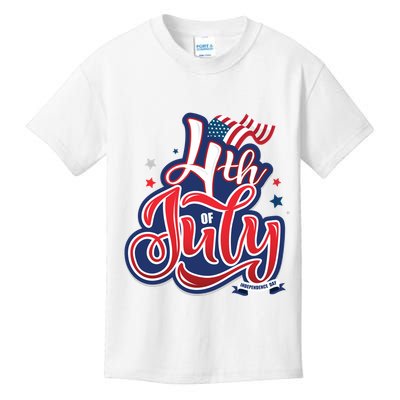 4th of July Celebrate USA Independence Day Kids T-Shirt