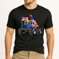 4th Of July Firecracker Monster Truck Cooling Performance Crew T-Shirt