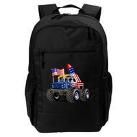 4th Of July Firecracker Monster Truck Backpack